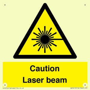 Caution Laser beam